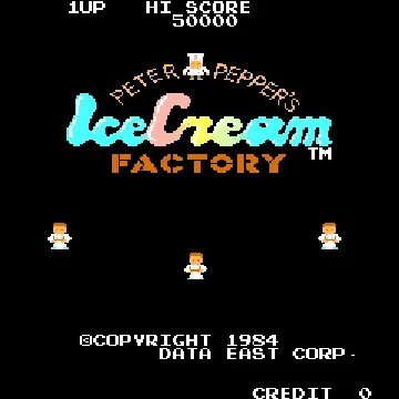 Cassette: Peter Pepper's Ice Cream Factory (set 1) screen shot title